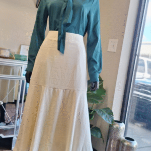 Style Duo: White Elegance & Emerald Charm